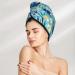 Soft Microfiber Hair Towel Wrap for Women | Flying Swallows & Spring Flowers | Quick Dry Super Absorbent | Ideal for Long Curly Short & Thick Hair - Buy Online on GoSupps.com