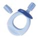 Soft Silicone 360 Baby Toothbrush & Teether for Infants Toddlers & Kids - Blue - International Shipping - Buy Online on GoSupps.com