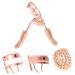 Minkissy Travel Eyelash Curling Clips - Mini Eye Lash Curler Tool for Perfect Makeup | Metal Plating Beauty Accessory - Buy Online on GoSupps.com