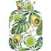 Naanle Watercolor Heat Bottle - Palm Leaf & Avocado | 1L Hot Water Bottle for Bed Hands & Feet | Heat & Cold Therapy - Buy Online on GoSupps.com