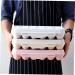 Egg Cartons 2pcs container with lid storage containers for pantry egg dispenser egg plate re-usable - Buy Online on GoSupps.com