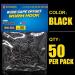 Offset Worm Hooks for Bass Fishing - EWG Wide Gap Bass Hooks for Senko Worms - Black 3/0 Fishing Hooks - Buy Online on GoSupps.com