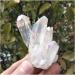Natural Crystal Rough Crystal Natural White Angel Aura Crystal Cluster Electroplating Titanium Coating Quartz Cluster Stone - Buy Online on GoSupps.com