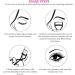 Eyelash Curlers with Comb Stainless Steel Lash Curler Quick Eye Makeup Accessory with 5 Replacement Refills for Women Girl - Buy Online on GoSupps.com