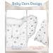 MOXTOYU 100% Cotton Baby Sleep Bag 2.5 Tog | Arms Up Design Swaddle Blanket | 2-way Zipper | Newborns Gift | 0-6 Months Stars S(0-6M) - Buy Online on GoSupps.com