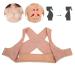 Back Posture Corrector - Hunchback Correction Belt & Support Brace for Women | Breathable Elastic Back Shoulder Enhancer - Buy Online on GoSupps.com