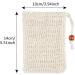  Dadabig 10 x Soap Bags Sisal Soap Bag Organic Soap Bag Soap Pouch Natural Fibre Soap Bag and Drawstring for Massage and Exfoliation - Buy Online on GoSupps.com
