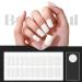 U-Shinein UV Gel Strips Semi-Cured Nail Wraps Self-Adhesive Gel Nail Strips White Gel Nail Stickers Full Wraps Manicure Nail Art Nail Decoration Long Lasting Nail Design Wraps 03 - Buy Online on GoSupps.com