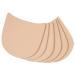 FRCOLOR 3 Pairs Anti-Slip Stickers on Back Palm Shoe Sole Protector Clear Sticker Shoe Inserts for Women Heels Anti-Slip Sole Sticker Clear Pumps Ladies Pumps Shoe Repair Rubber Grip Pad Beige 9x9x0.2cm
