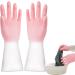 Kitchen Dishwashing Gloves Dishwashing Cleaning Gloves Waterproof Household Rubber Dishwashing Cleaning Gloves for Dishesand Household Chores - Buy Online on GoSupps.com