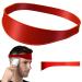 Neckline Shaving Template and Hair Trimming Guide High-Grade Curved Silicone Headband for DIY Home Hair Trimming and Cutting Home Haircuts Fade and Taper Guide for Clippers-(Red 1)
