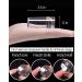 1.1 Inch Clear Silicone Nail Stamper for French Tip Manicure - Nail Art Design Tools Kit - Buy Online on GoSupps.com