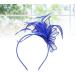 SOIMISS Black & Blue Mesh Fascinator for Weddings & Horse Racing - Perfect for Royal Ascot - Buy Online on GoSupps.com