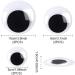 6-Piece Self-Adhesive Googly Eyes Craft Set - 2, 3, and 4 Inches - Black and White - Buy Online on GoSupps.com