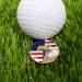 PINMEI Colorful Golf Ball Markers with Silver Hat Clip - USA Flag Eagle Design - Buy Online on GoSupps.com