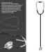 Buy Lightweight Stethoscope for Doctors & Nurses - Flexible Latex-Free Tube Soft Ear Knobs Silver Matt Finish - International Shipping Available - Buy Online on GoSupps.com