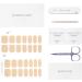DANNI & TONI Semi-Cured Gel Nail Foils (Serene Sunset) Khaki Glare Shiny Nail Set UV Gel Nail Foil Nail Design Nail Foil Self-Adhesive Wraps 28 Stickers Serene Sunset-en - Buy Online on GoSupps.com