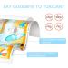 Kids Disposable Stick-on Placemats 40 Count - Summer Time Design - Portable Dining Topper for Toddlers - Individually Wrapped - 12x18 Inches - Buy Online on GoSupps.com