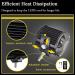 Shangyuan Pontoon Boat Docking Light Set - Marine LED Lights for Kayak, Bass, Jon Fishing Boat - 2pcs 18w 6Led White Lights - Buy Online on GoSupps.com