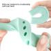 Bexdug Jaw Exerciser for Women Silicone Double Chin Reducer Jawline Exerciser - Compact Jawline Shaper Jaw Sculpting Tool for Women Men Green - Buy Online on GoSupps.com