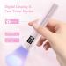 Asimebesty Mini UV Lamp for Nails - Rechargeable 3W LED Nail Dryer with Timer Modes | Perfect for Gel Polish & DIY Salon - Pink - Buy Online on GoSupps.com