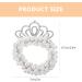 Beavorty pearl crown hair ties girls hair ties elastic ponytail holder hair ties for girls pearl hair scrunchies hair scrunchies for girls child plastic hair accessories pearl beads - Buy Online on GoSupps.com