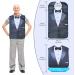Vokmon Waterproof Adult Bib with Crumb Catcher - Funny Novelty Elderly Bib for Men and Women - Buy Online on GoSupps.com