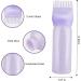 Gezimetie Root Comb Applicator Bottle with Scalp Massager Brush Comb 3PCS Hair Coloring Dye and Scalp Treatment Tools - Purple - Buy Online on GoSupps.com