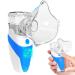 Portable Nebulizer, Effective for Breathing Treatment,Ultrasonic Mesh Nebulizer Over-The-Counter - with Gear Adjustment Perfect for Adults and Kids OTC, Self-Cleaning Mode, with a Set of Kits