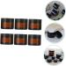 Angoily 6 Sets Cream Bottle Eye Cream Bottle Airless Clear Container with Lid Clear Jars Clear Round Jars Shot Glass with Lid Lotion Sample Cosmetic Travel Brown Glass With Cover - Buy Online on GoSupps.com