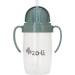 ZoLi BOT 2.0 Weighted Straw Sippy Cup - Spruce Green | Toddler Training & Transition Straw Cup with Handles - Buy Online on GoSupps.com
