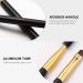 Docolor Eyebrow Brush Set - 3 Piece Multi-Function Makeup Brushes for Eyebrows & Eyelashes | Black - Buy Online on GoSupps.com