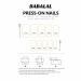 Buy BABALAL French Tip Press on Nails - Medium Square Black Pink 24Pcs 3D Star Charm Acrylic Fake Nails for Women & Girls - Buy Online on GoSupps.com