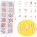 FOMIYES 1 Box Rose Gold Decorations Manicure Tools Manicure Decoration Stud Nail 3d Size 1 Picture 4 - Buy Online on GoSupps.com