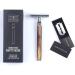 Stainless Steel Double-Cutting Razor with Long Handle & 5 Blades - Ultimate Clean Shave for Men & Women - International Shipping Available - Buy Online on GoSupps.com