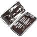 WhizzTech - 12-Pieces Nail care Personal Manicure & Pedicure Set Travel & Grooming Kit Tools - Buy Online on GoSupps.com