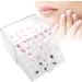 HURRISE Transparent Storage Box Empty Storage Box High Applicability Manicure Store Beauty Salon Woman for Home - Buy Online on GoSupps.com
