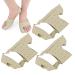 3PCS Adjustable Bunion Pads Brace Cushions Toe Straightener Bunion Corrector Sleeve Bunion SplintsLeg & Foot Supports(M (35-39 code))