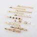 Pearl Hair Clips 10 Pack - Crystal Beaded Hairpins for Women/Girls - Handmade Metal Gold Barrettes - Hair Accessories - Buy Online on GoSupps.com