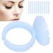 100Pcs Disposable Glue Rings for Eyelash Extensions - Blue Lash Glue Holders | Best Accessory for Eyelash Application - Buy Online on GoSupps.com