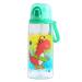 Home Tune Cute Water Bottle for School Kids Girls Boys  Soft Silicone Straw & BPA FREE & Leak Proof One Click Open Flip Top & Easy Clean & Soft Carry Loop  24oz / 700ml - Dinosaur Dinosaur with Sipper