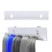 Acrylic Hair Extension Holder - Portable Hair Extensions Stand Wall Hanger with Suction Cups | Hair Extension Wigs Sectioning Display Holder Stand for Clip-in Extensions Styling Washing Braiding White