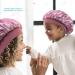 Kids Satin Bonnet Sleep Cap for Curly Hair - Adjustable Silk Hair Cap for Baby/Toddler 1-8 Years - Purple - Buy Online on GoSupps.com