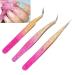 Buy 3-Part Stainless Steel Nail Art Tweezers Set Straight & Bending Tips for Professional Manicure & Color-Changing Water Designs - Nail Studio Essential - Buy Online on GoSupps.com