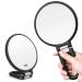 CLSEVXY Double Sided Handheld Mirror 1X 15X Magnification - Travel Friendly - Adjustable Rotation Pedestal - Vanity Makeup Desk Mirror - Buy Online on GoSupps.com