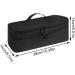 Hair Dryer Storage Bag Double Layer Tote Bag Large Capacity Hairdryer Bag Water Resistant Hair Bag Hair Dryer Tote Bag Travels Outings (Black - Grey) - Buy Online on GoSupps.com