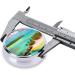 Caribbean Scenery Round Pill Box - 3 Compartment Travel Organizer for Medications - Buy Online on GoSupps.com