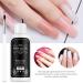 Freeorr Nail Extension Gel Solution - 2 Pieces Poly-Gel Slip Solution 45ml Beige DIY Nail Builder with 2 Brushes - Buy Online on GoSupps.com