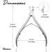 Stelone Professional Cuticle Nippers - Stainless Steel Clipper for Fingernails & Toenails - Buy Online on GoSupps.com