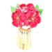 Amosfun Japanese Hairpin Kimono Flower Hair Clip Kanzashi Flower Hair Tie Band Clip for Women Girls (Pink)